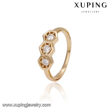 14308 anillo de aleación de cobre de moda, los últimos diseños de anillo de oro 18k para niñas